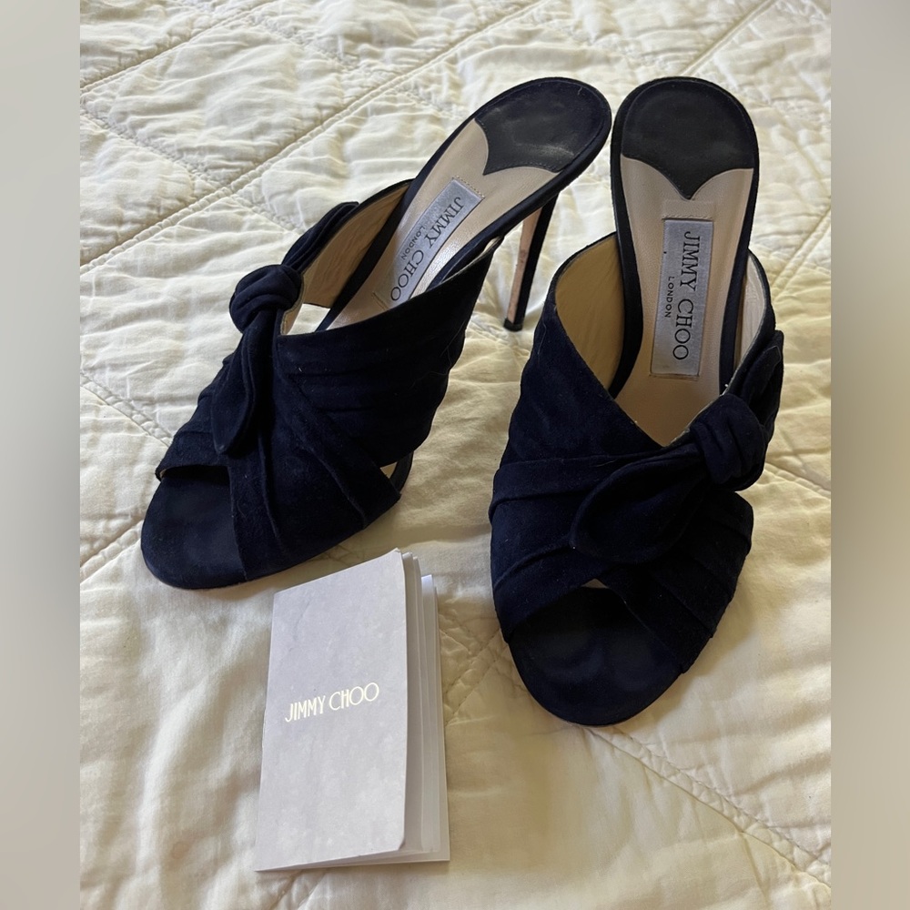 Jimmy Choo Midnight Blue Heels